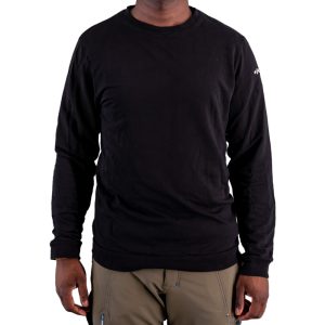 FELPA NERA RELAXED FIT