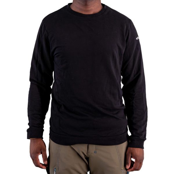FELPA NERA RELAXED FIT