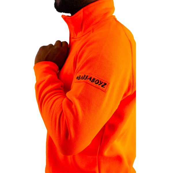 FELPA ARANCIONE RELAXED FIT - immagine 3