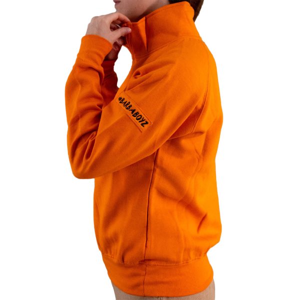 FELPA ARANCIONE RELAXED FIT - immagine 4